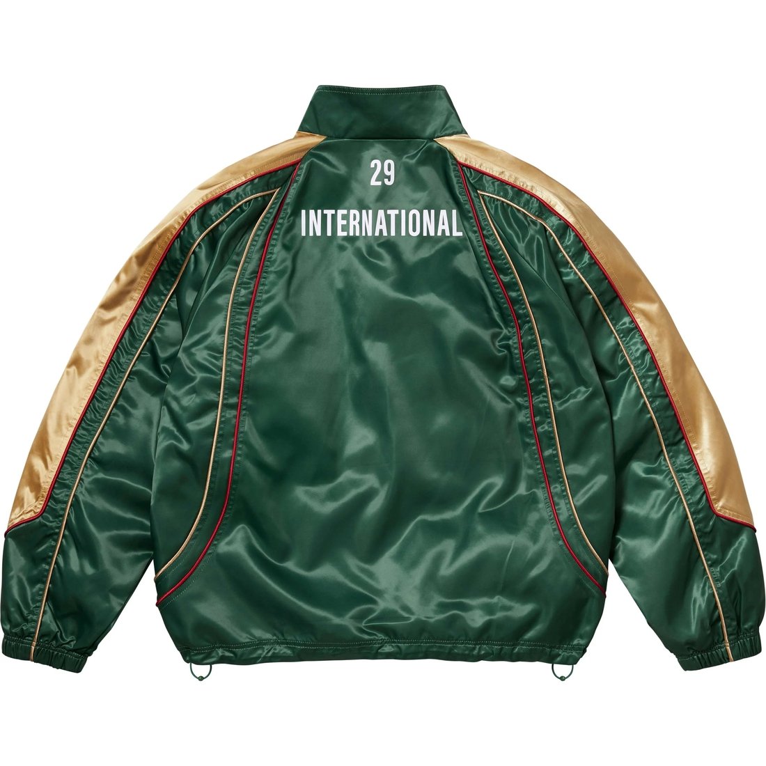 Supreme Satin Piping Pullover (SS25) - Green - $198