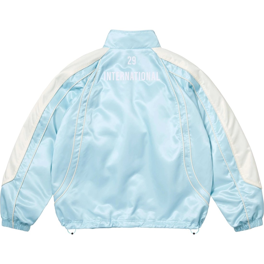 Supreme Satin Piping Pullover (SS25) - Light Blue - $198