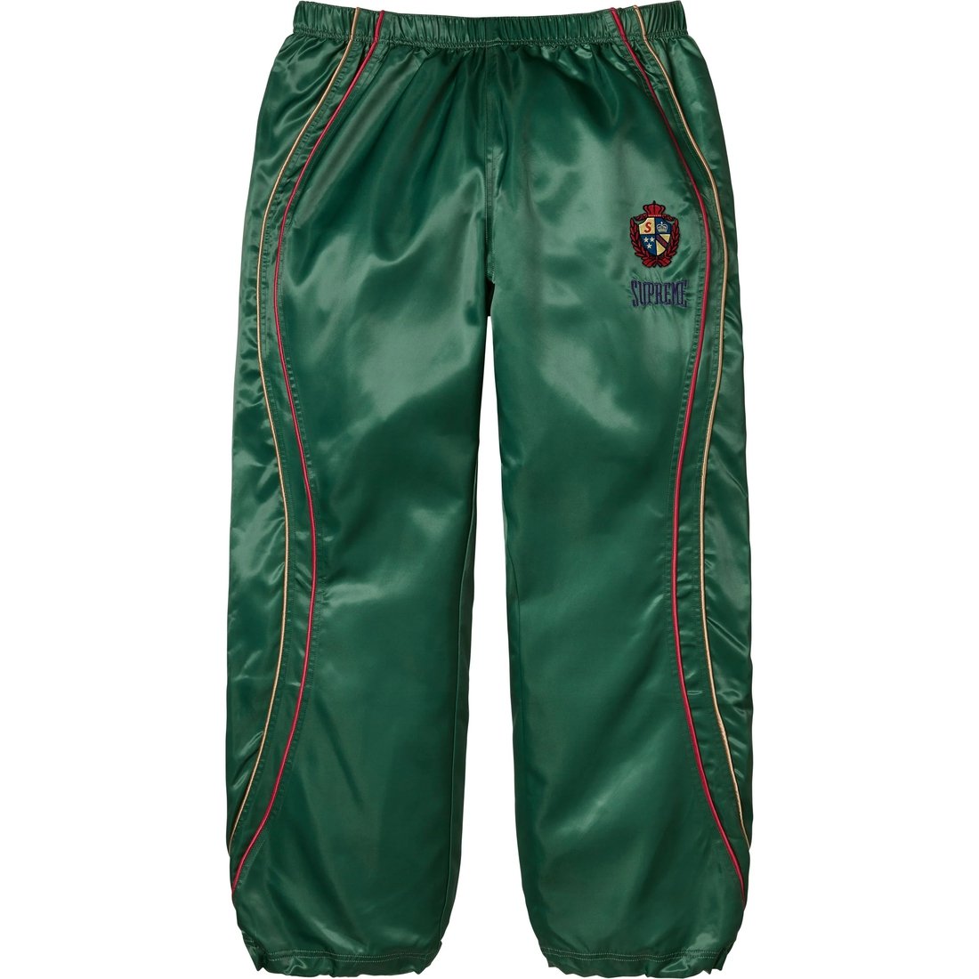 Supreme Satin Track Pant (SS25) - Green - $158