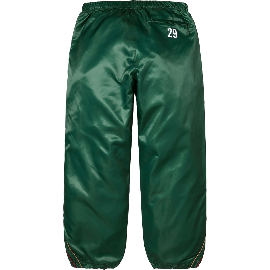 Supreme Satin Track Pant (SS25) - Green - $158