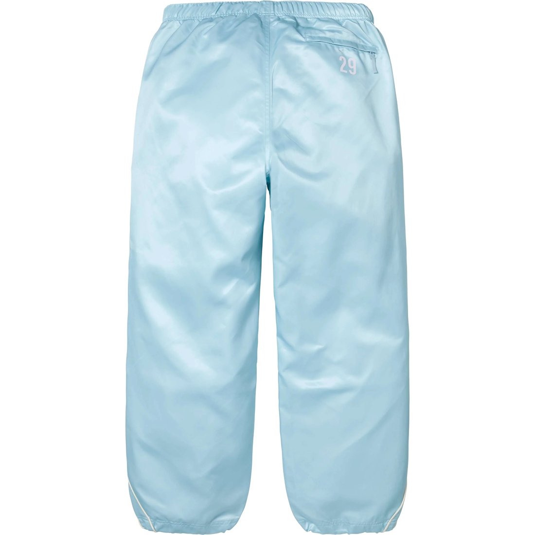 Supreme Satin Track Pant (SS25) - Light Blue - $158