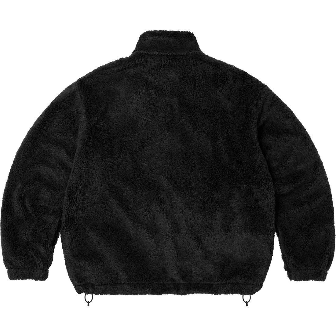 Supreme Shoulder Logo Fleece Jacket (SS25) - Black - $178