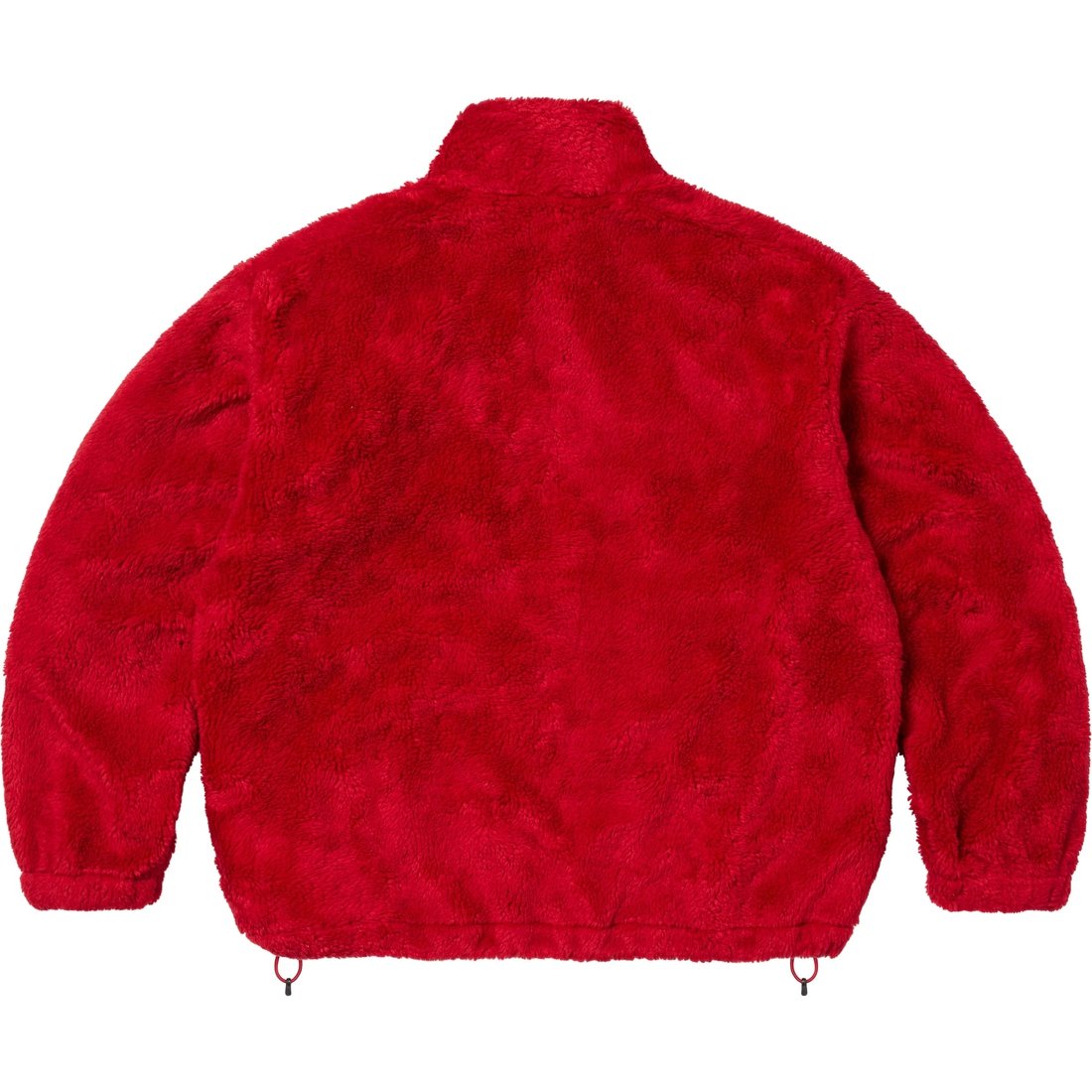 Supreme Shoulder Logo Fleece Jacket (SS25) - Red - $178