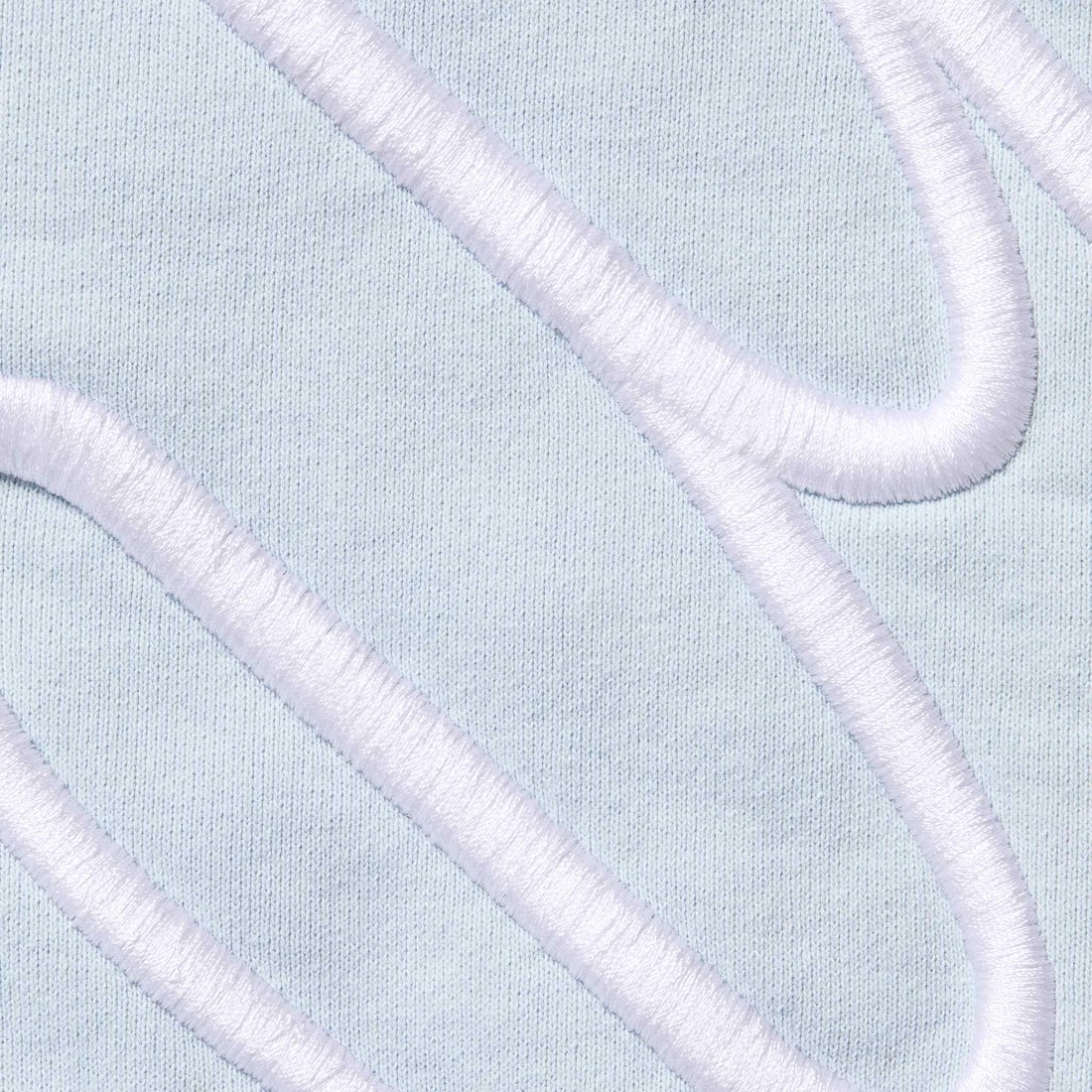 Supreme Shoulder Script Hooded Sweatshirt (SS25) - Light Blue - $168