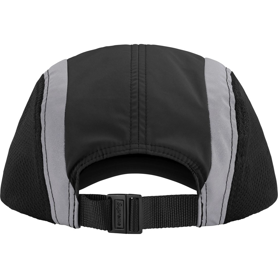 Supreme Side Mesh Camp Cap (SS25) - Black - $48