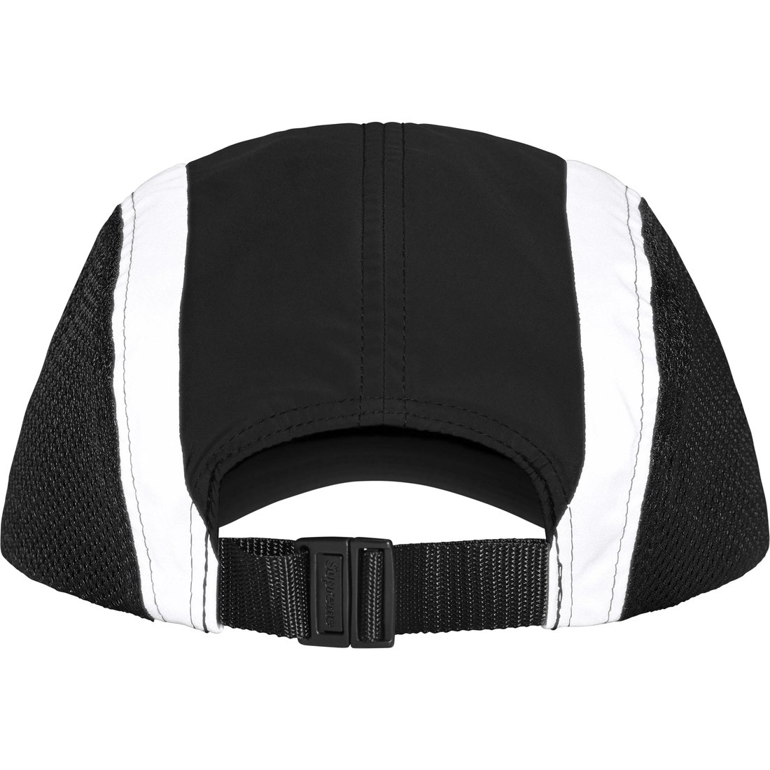 Supreme Side Mesh Camp Cap (SS25) - Black - $48