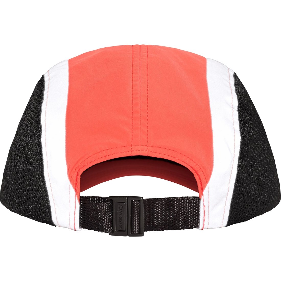 Supreme Side Mesh Camp Cap (SS25) - Coral - $48
