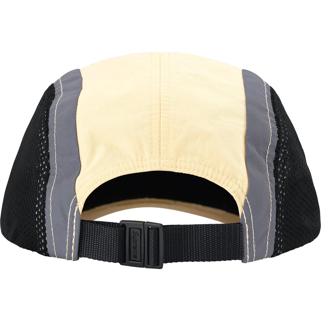 Supreme Side Mesh Camp Cap (SS25) - Cream - $48