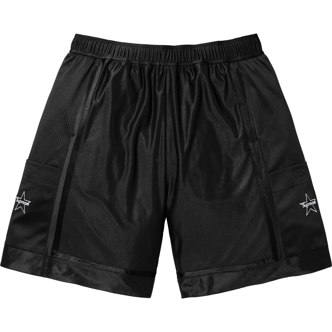 Supreme Side Pocket Basketball Short (SS25) - Black - $110