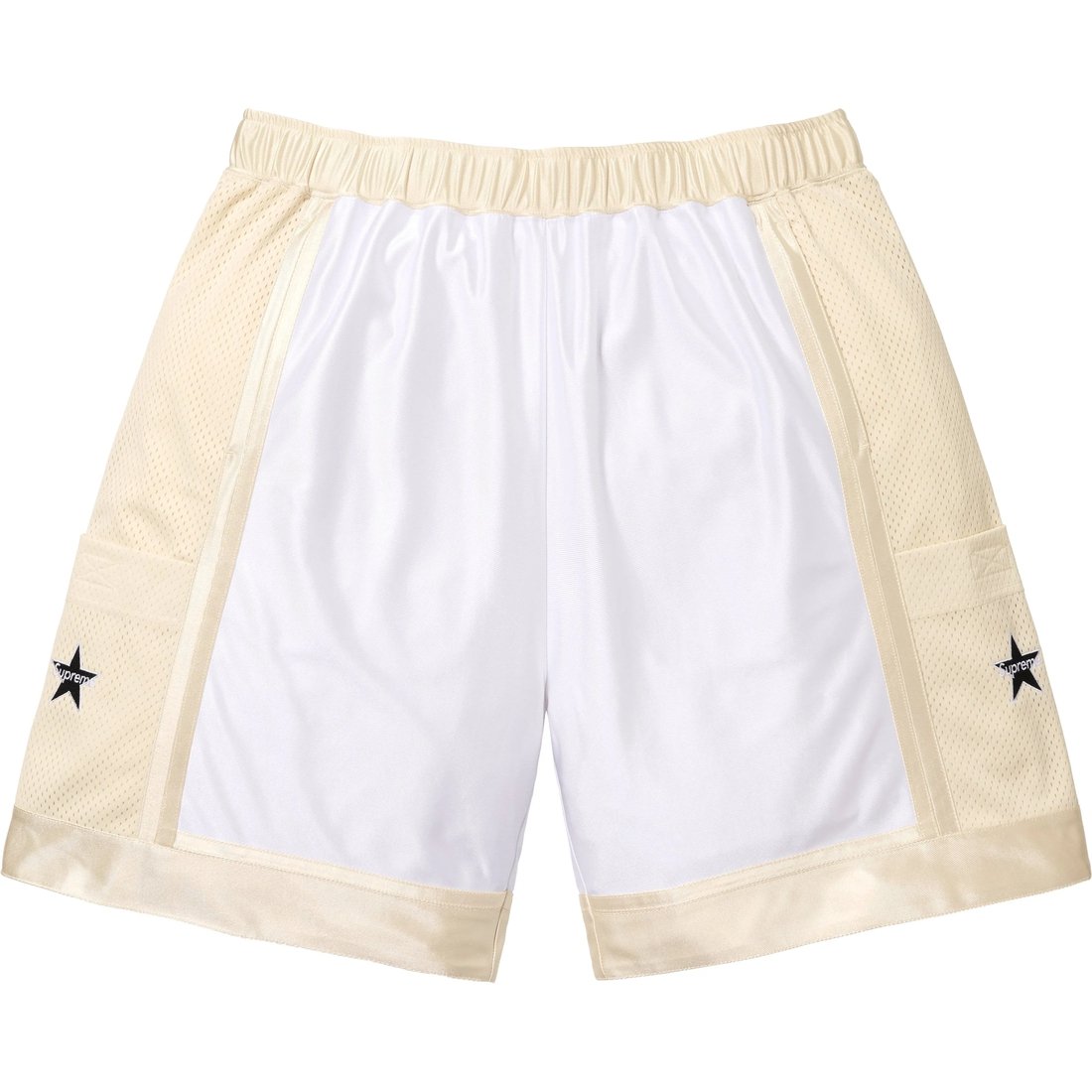 Supreme Side Pocket Basketball Short (SS25) - White - $110
