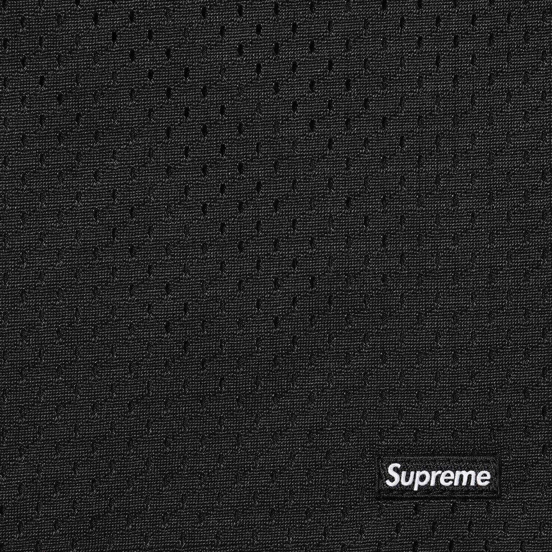 Supreme Small Box Baggy Mesh Short (SS25) - Black - $98