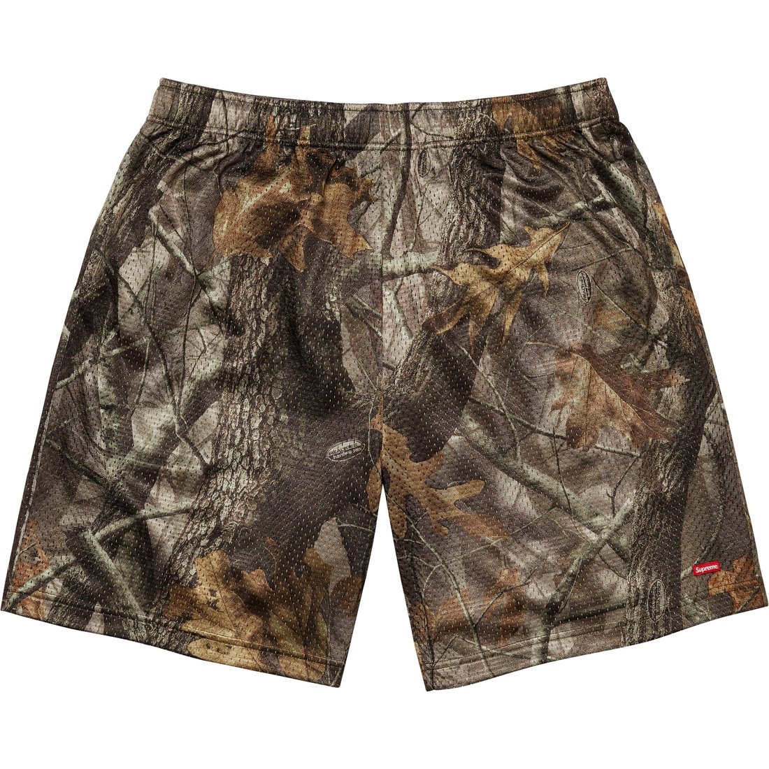Supreme Small Box Baggy Mesh Short (SS25) - Realtree® Hardwoods Camo - $98