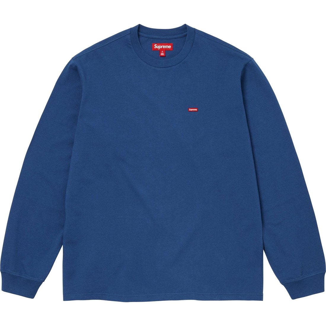 Supreme Small Box L S Tee (SS25) - Dark Royal - $68