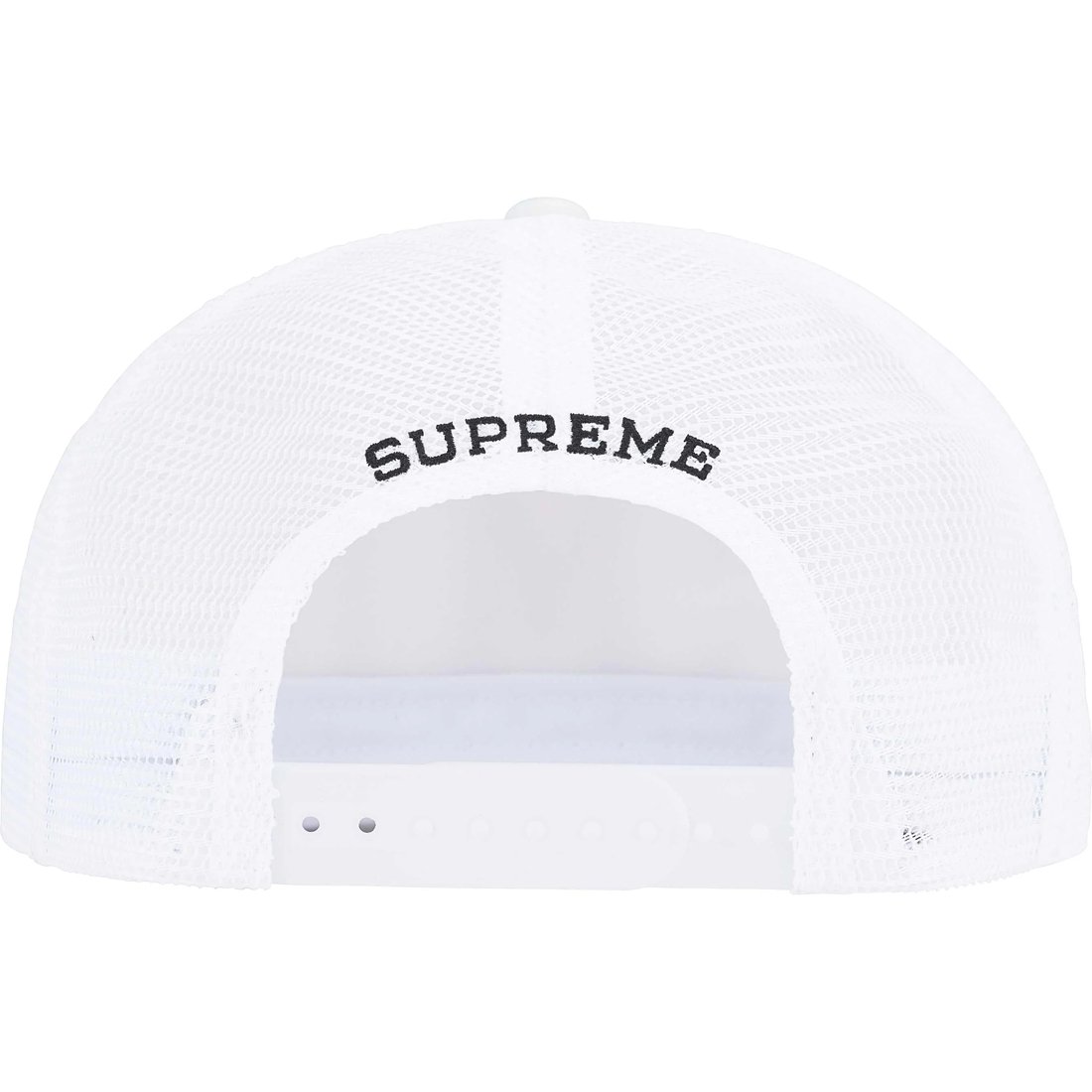 Supreme SMD Mesh Back 5-Panel (SS25) - White - $48