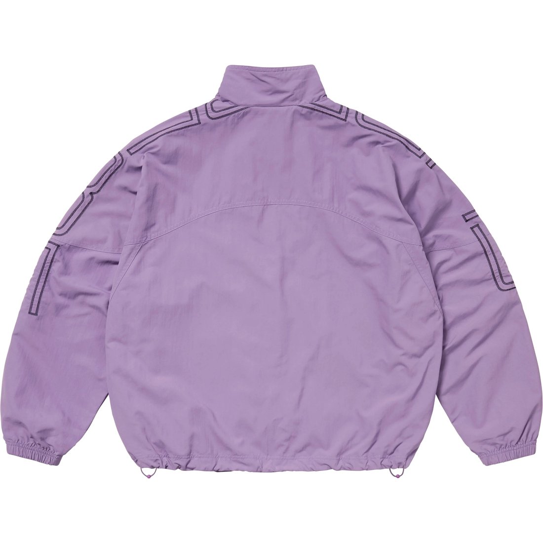 Supreme Spellout Embroidered Track Jacket (SS25) - Dusty Purple - $178