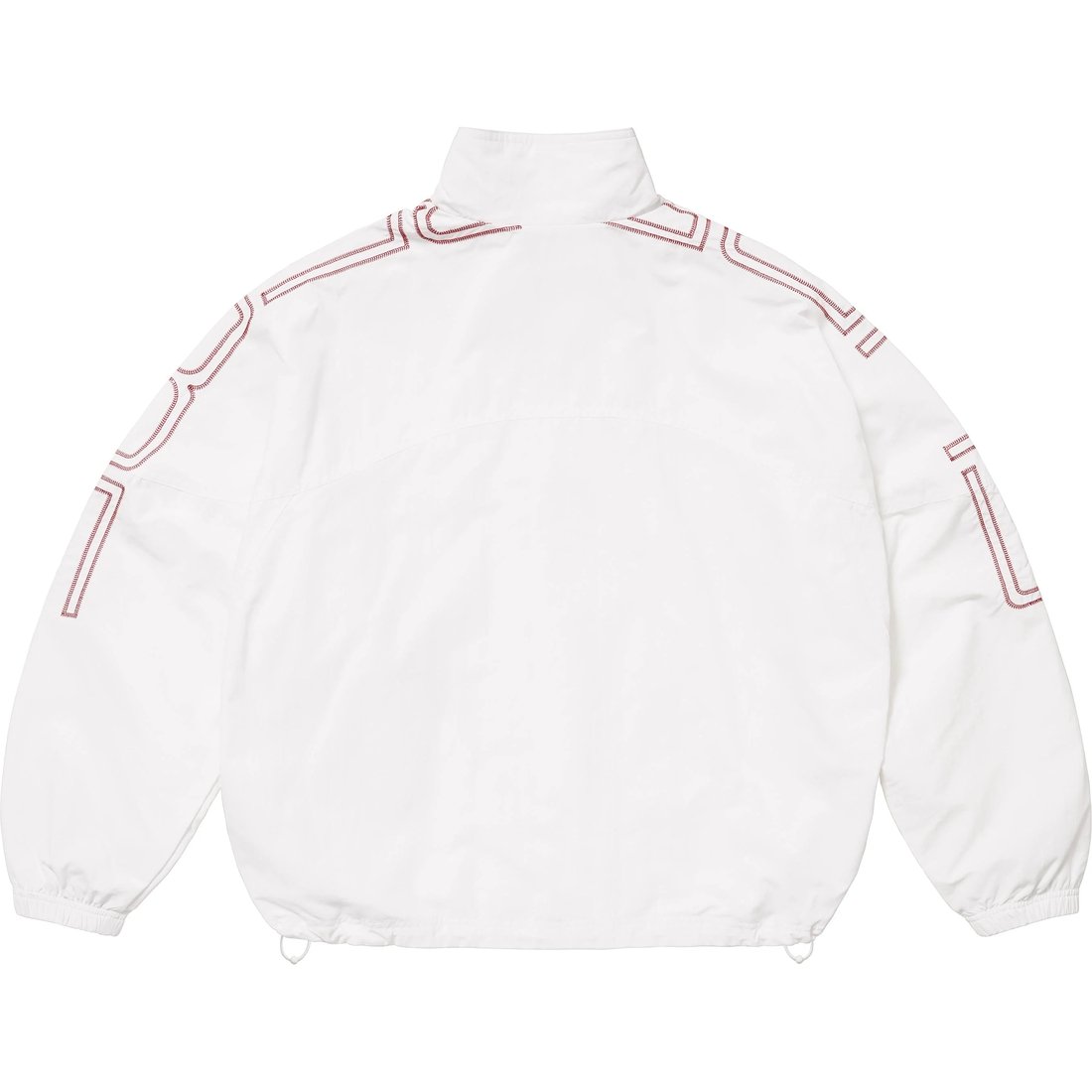 Supreme Spellout Embroidered Track Jacket (SS25) - White - $178