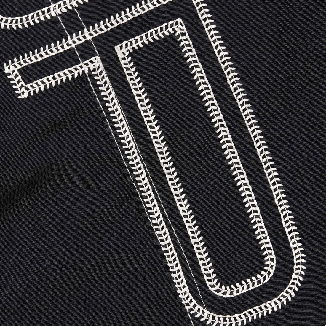 Supreme Spellout Embroidered Track Pant (SS25) - Black - $148