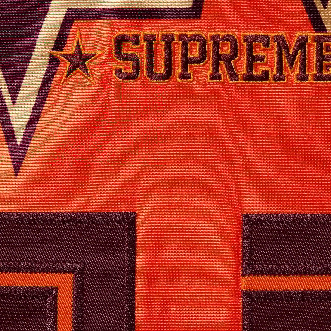 Supreme Stars Football Jersey (SS25) - Orange - $148
