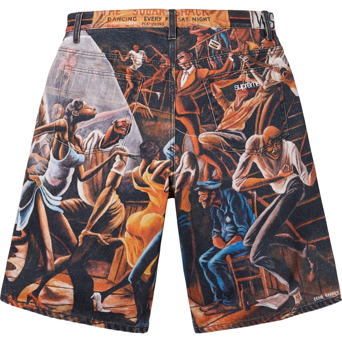 Supreme Supreme Ernie Barnes Baggy Denim Short (SS25) - Dance - $168