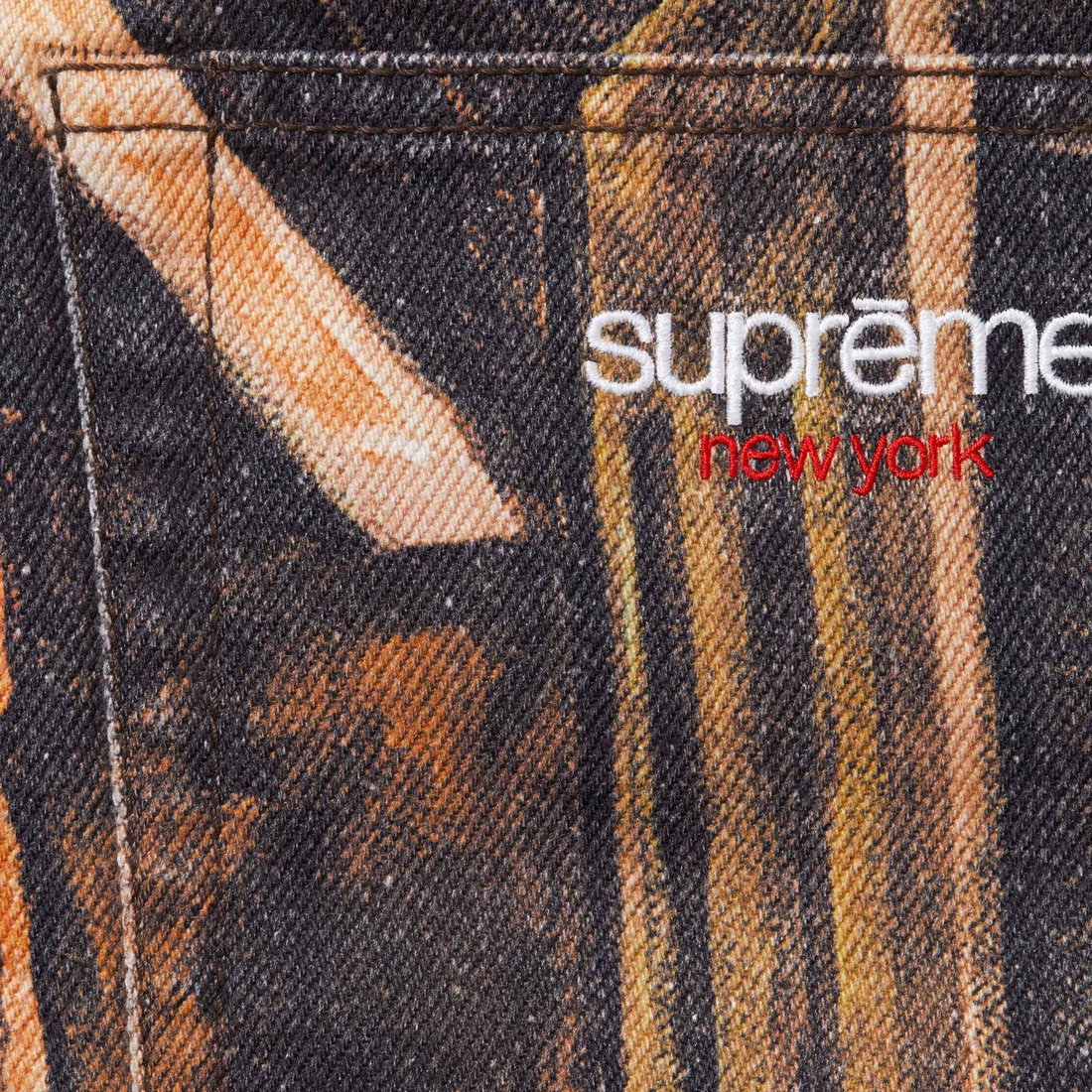 Supreme Supreme Ernie Barnes Baggy Denim Short (SS25) - Pool Hall - $168