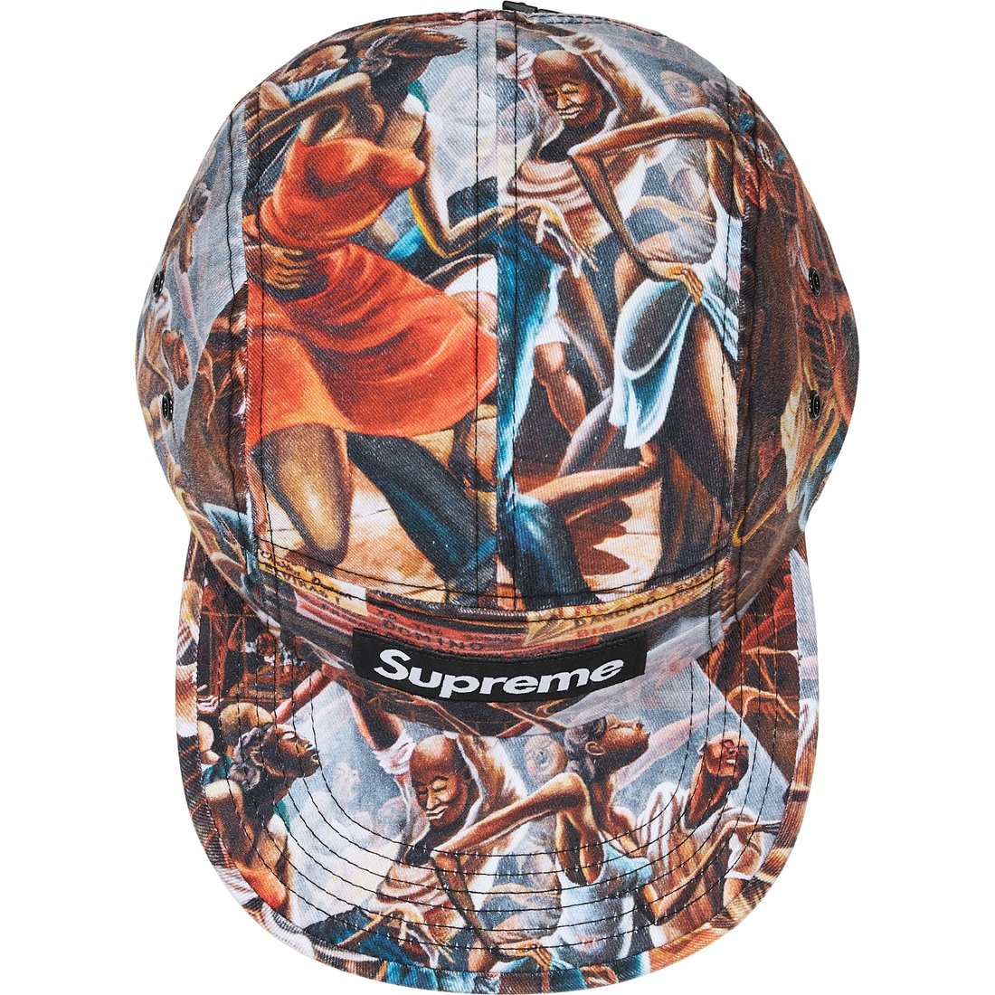 Supreme Supreme Ernie Barnes Camp Cap (SS25) - Multicolor - $66