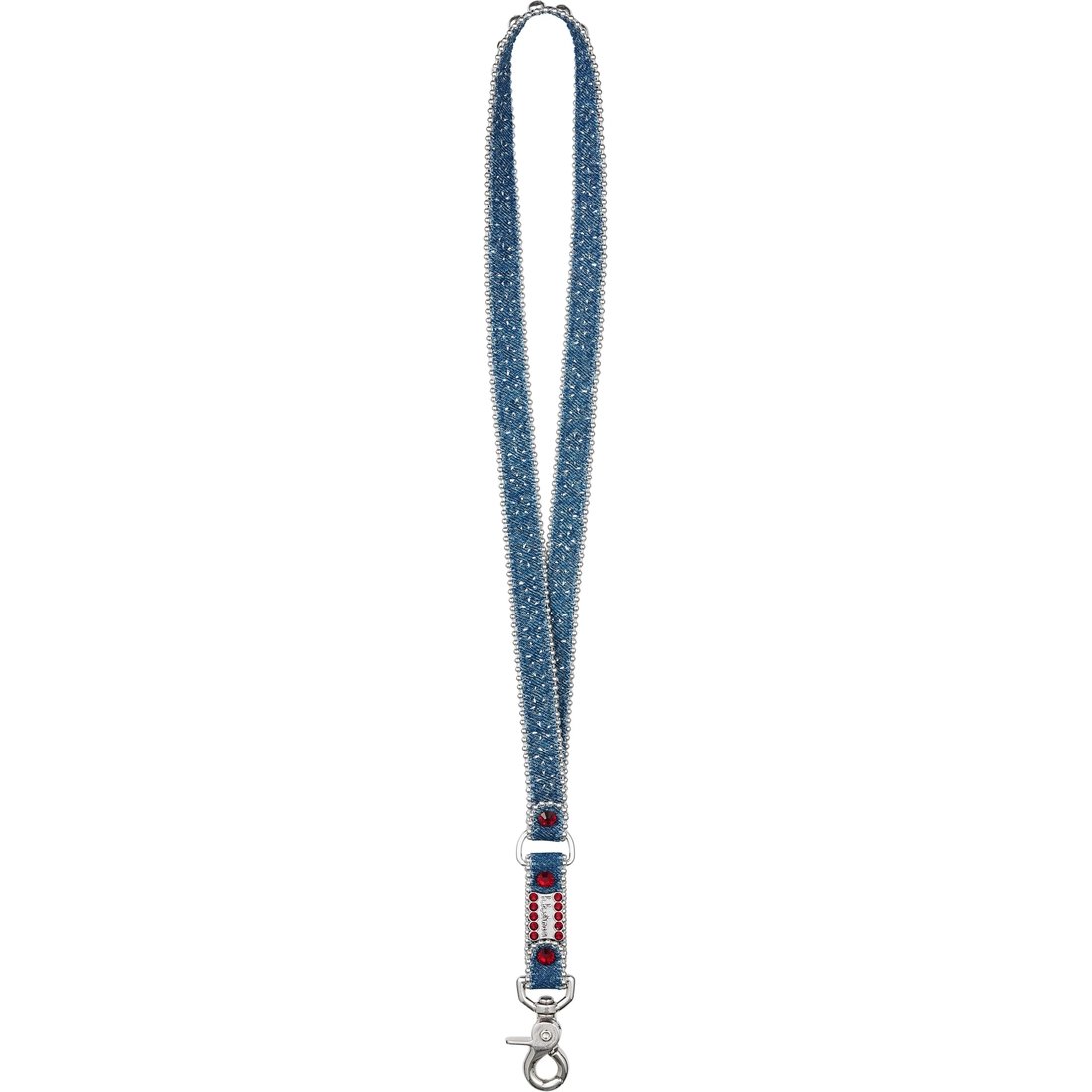 Supreme Supreme b.b. Simon Denim Lanyard (SS25) - Washed Indigo - $148