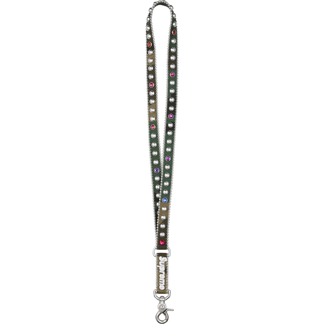 Supreme Supreme b.b. Simon Denim Lanyard (SS25) - Woodland Camo - $148