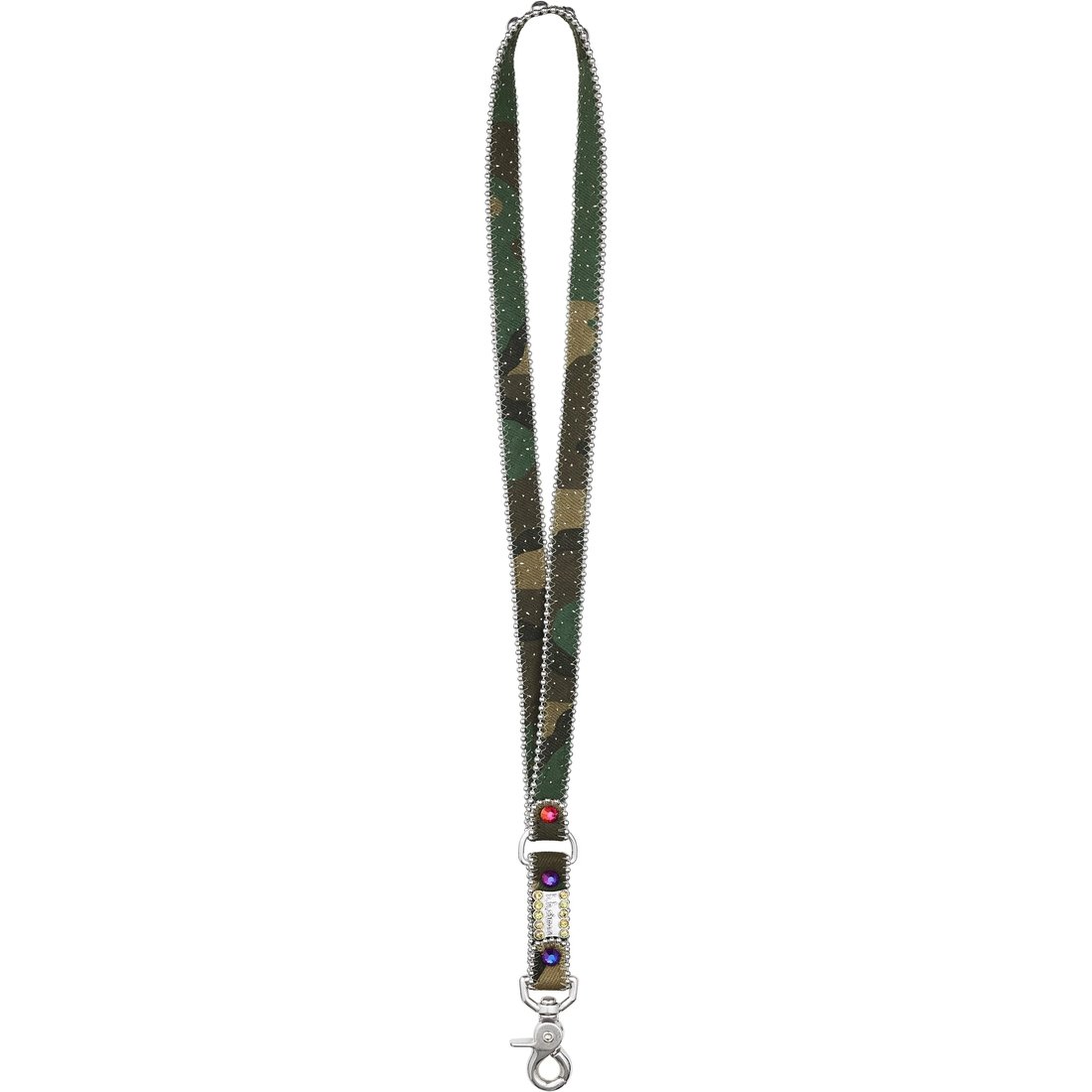 Supreme Supreme b.b. Simon Denim Lanyard (SS25) - Woodland Camo - $148