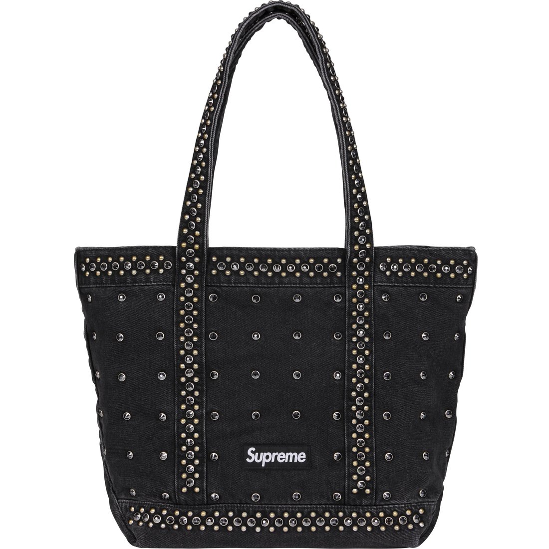 Supreme Supreme b.b. Simon Denim Tote Bag (SS25) - Black - $348