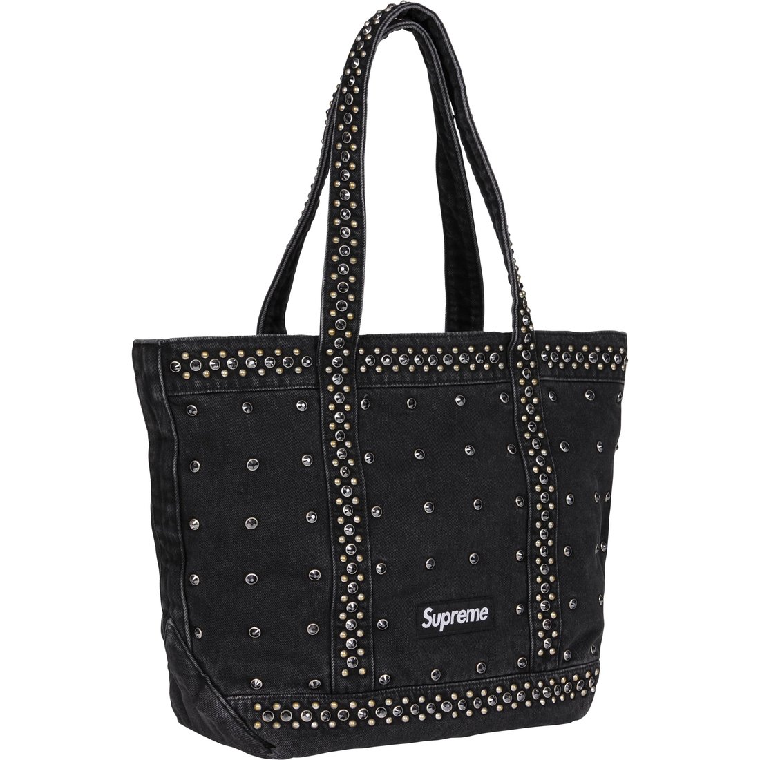 Supreme Supreme b.b. Simon Denim Tote Bag (SS25) - Black - $348