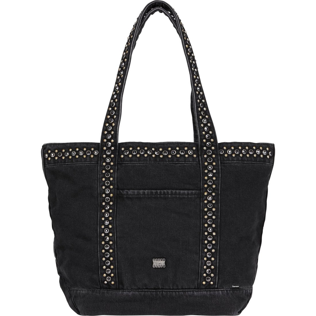 Supreme Supreme b.b. Simon Denim Tote Bag (SS25) - Black - $348