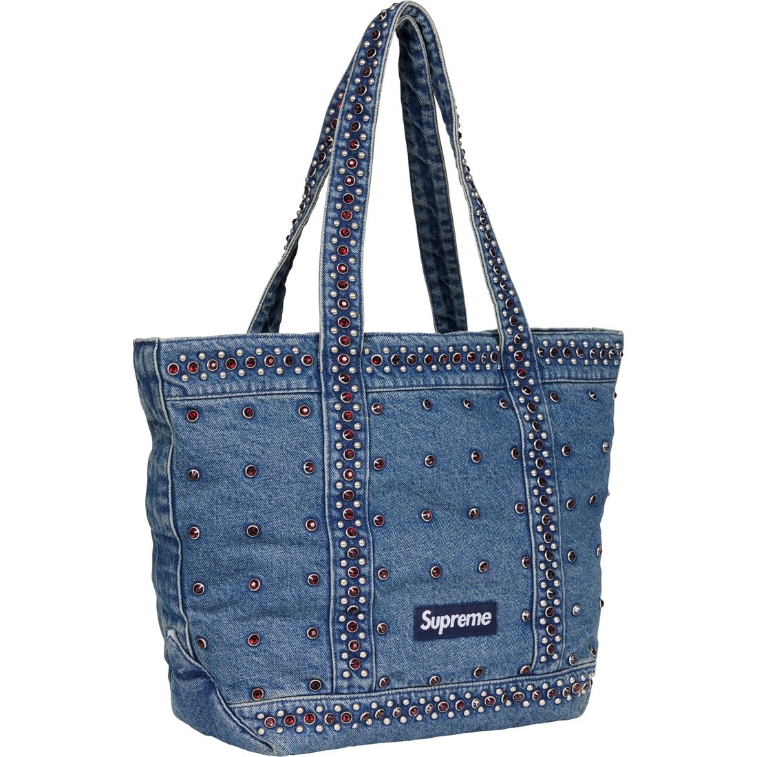 Supreme Supreme b.b. Simon Denim Tote Bag (SS25) - Washed Indigo - $348