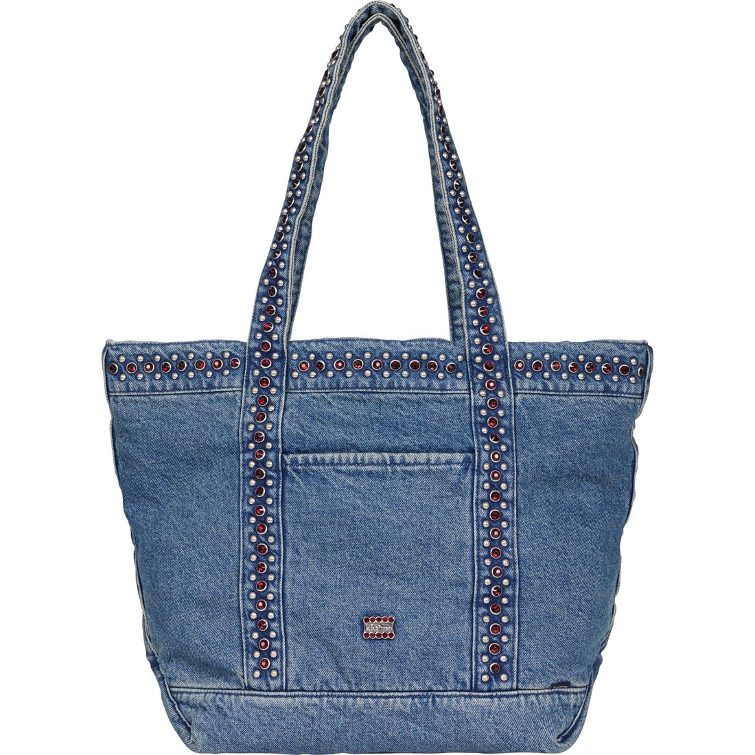 Supreme Supreme b.b. Simon Denim Tote Bag (SS25) - Washed Indigo - $348