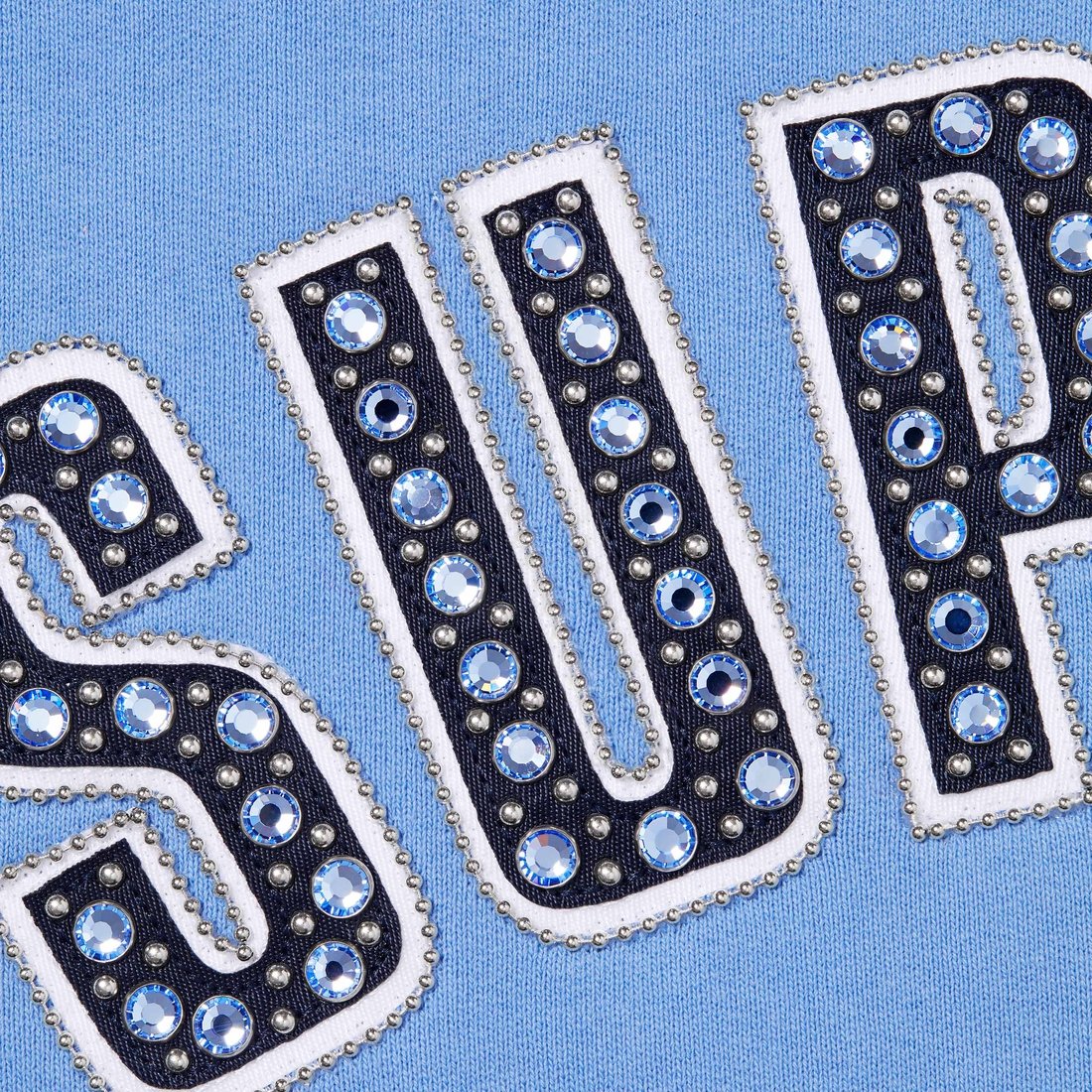 Supreme Supreme b.b. Simon Zip Up Hooded Sweatshirt (SS25) - Light Blue - $298