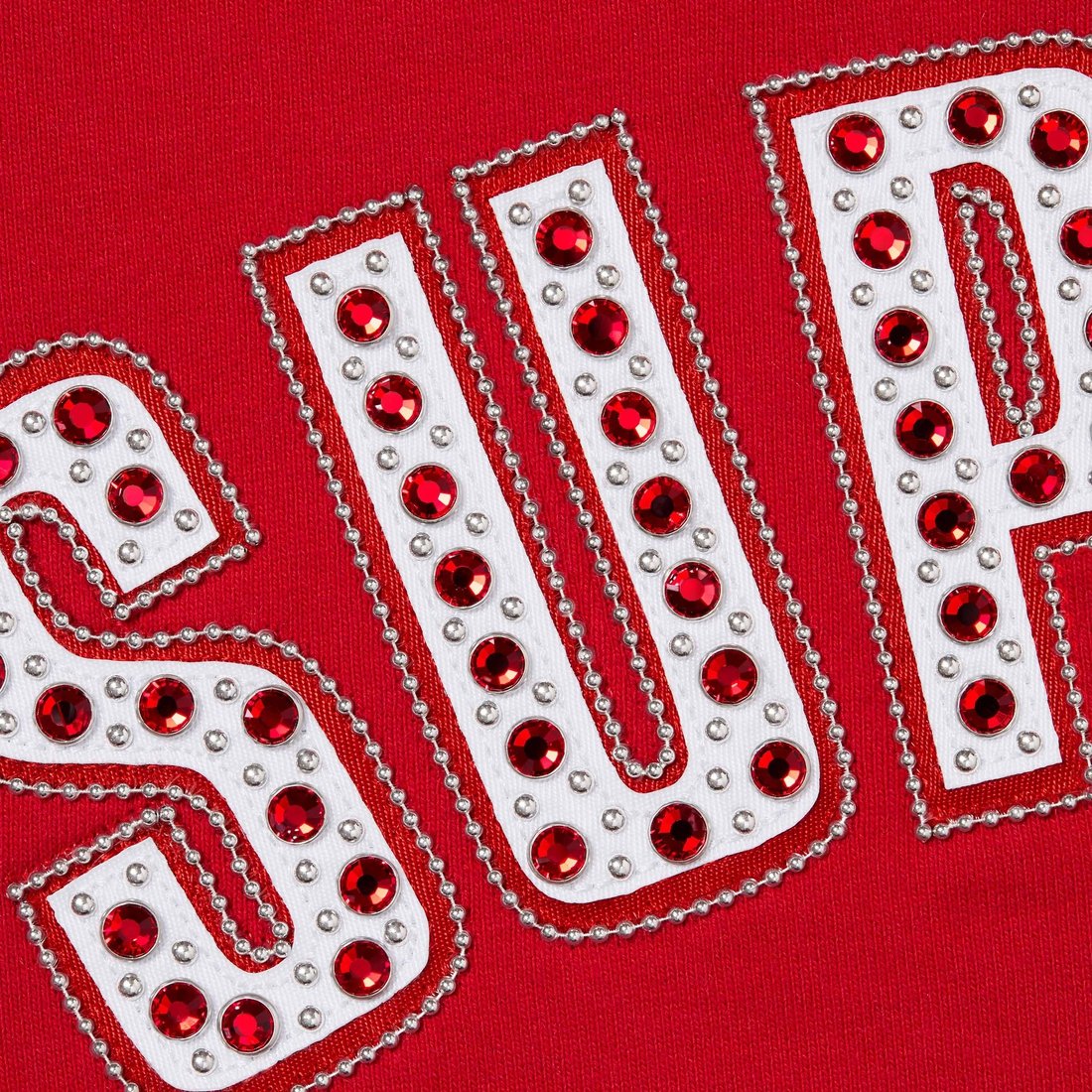 Supreme Supreme b.b. Simon Zip Up Hooded Sweatshirt (SS25) - Red - $298