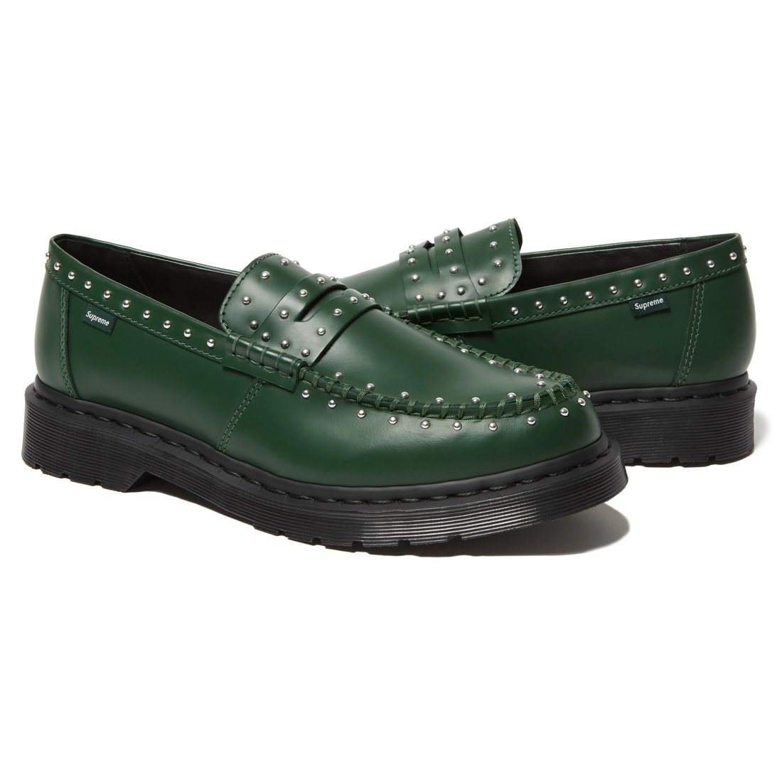 Supreme Supreme Dr. Martens Studded Penton Loafer (SS25) - Dark Green - $198