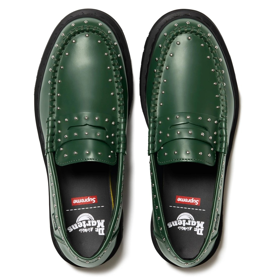 Supreme Supreme Dr. Martens Studded Penton Loafer (SS25) - Dark Green - $198
