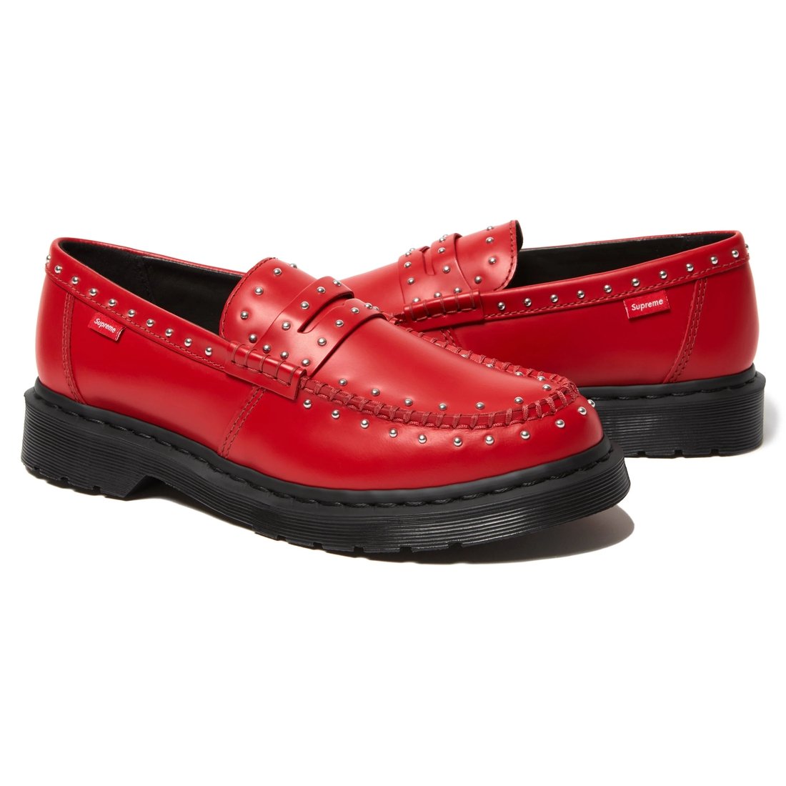 Supreme Supreme Dr. Martens Studded Penton Loafer (SS25) - Red - $198