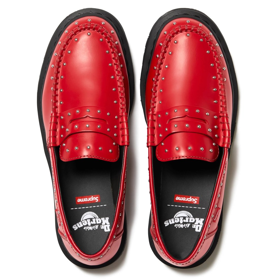 Supreme Supreme Dr. Martens Studded Penton Loafer (SS25) - Red - $198