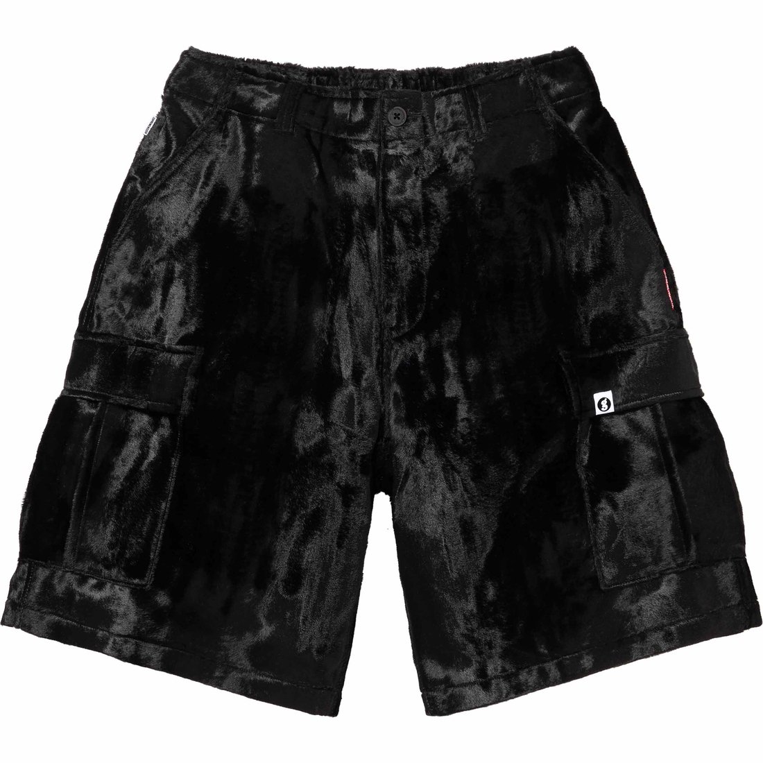 Supreme Supreme GOODENOUGH Crushed Rayon Pile Cargo Short (SS25) - Black - $198