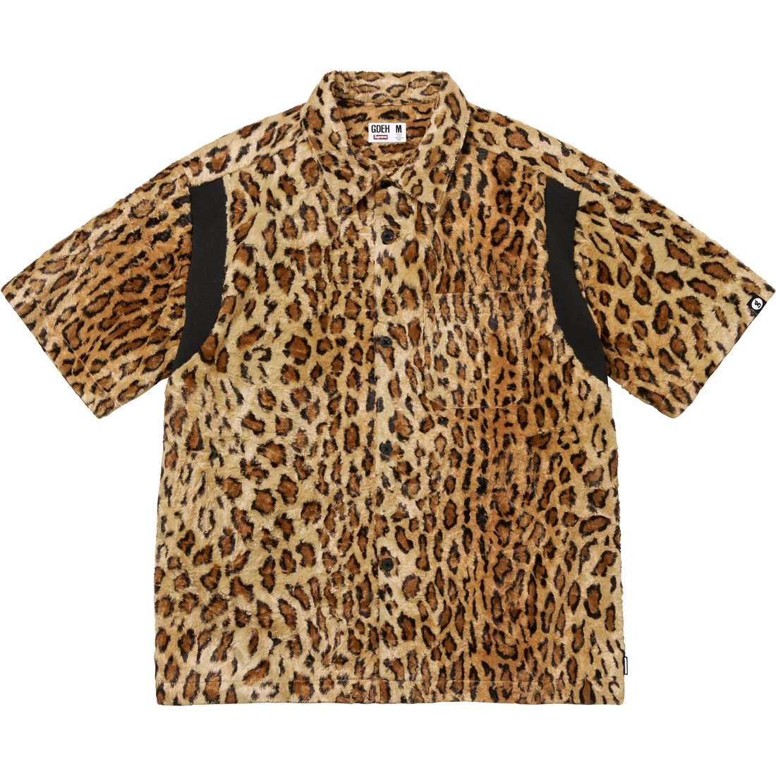 Supreme Supreme GOODENOUGH Crushed Rayon Pile S S Shirt (SS25) - Leopard - $198