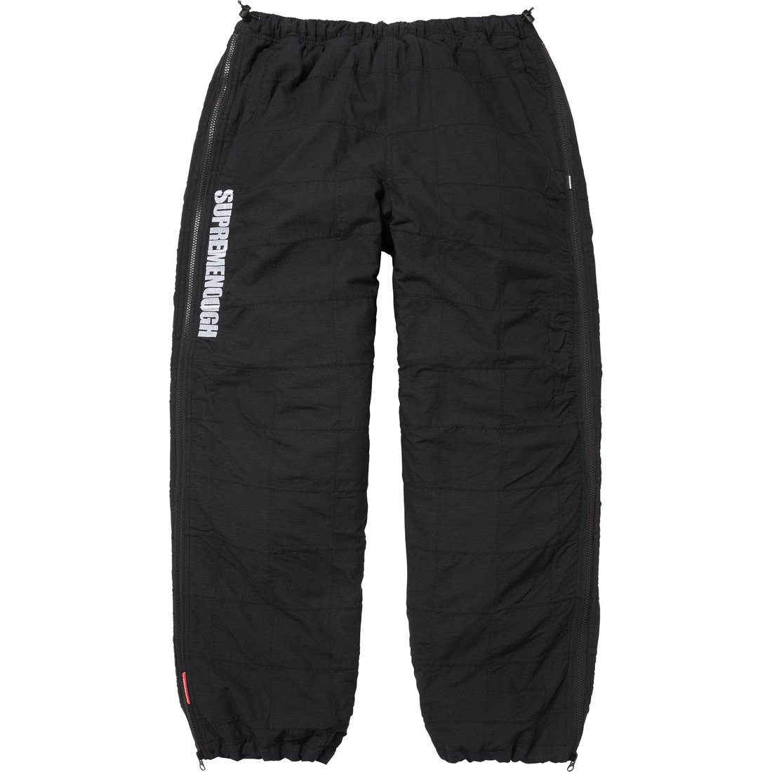 Supreme Supreme GOODENOUGH Patchwork Madras Full Zip Track Pant (SS25) - Black - $268