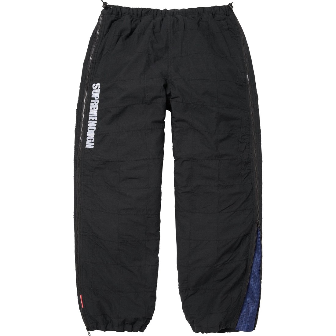 Supreme Supreme GOODENOUGH Patchwork Madras Full Zip Track Pant (SS25) - Black - $268