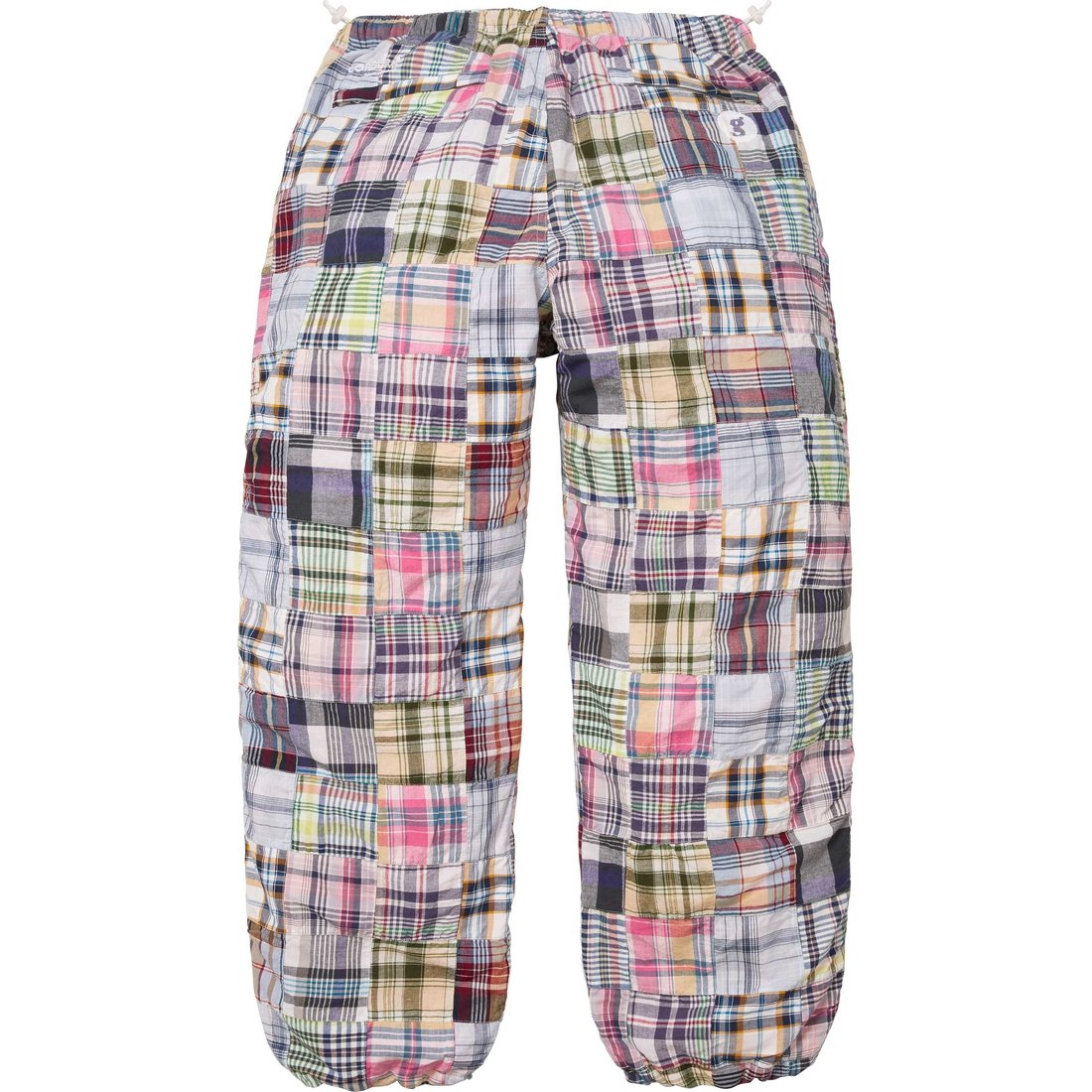 Supreme Supreme GOODENOUGH Patchwork Madras Full Zip Track Pant (SS25) - Multicolor - $268