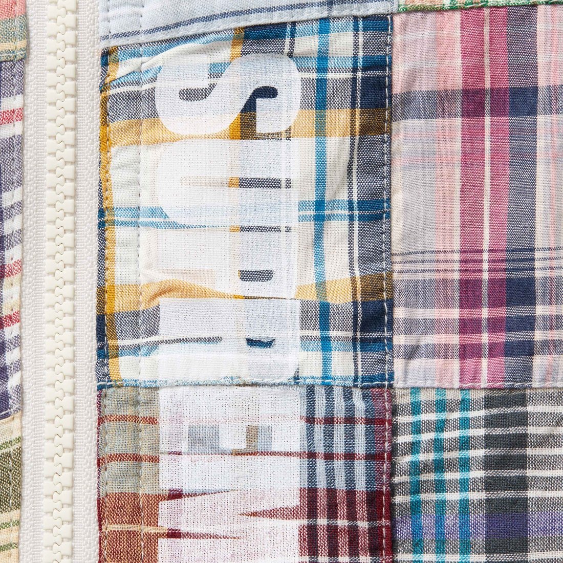 Supreme Supreme GOODENOUGH Patchwork Madras Full Zip Track Pant (SS25) - Multicolor - $268