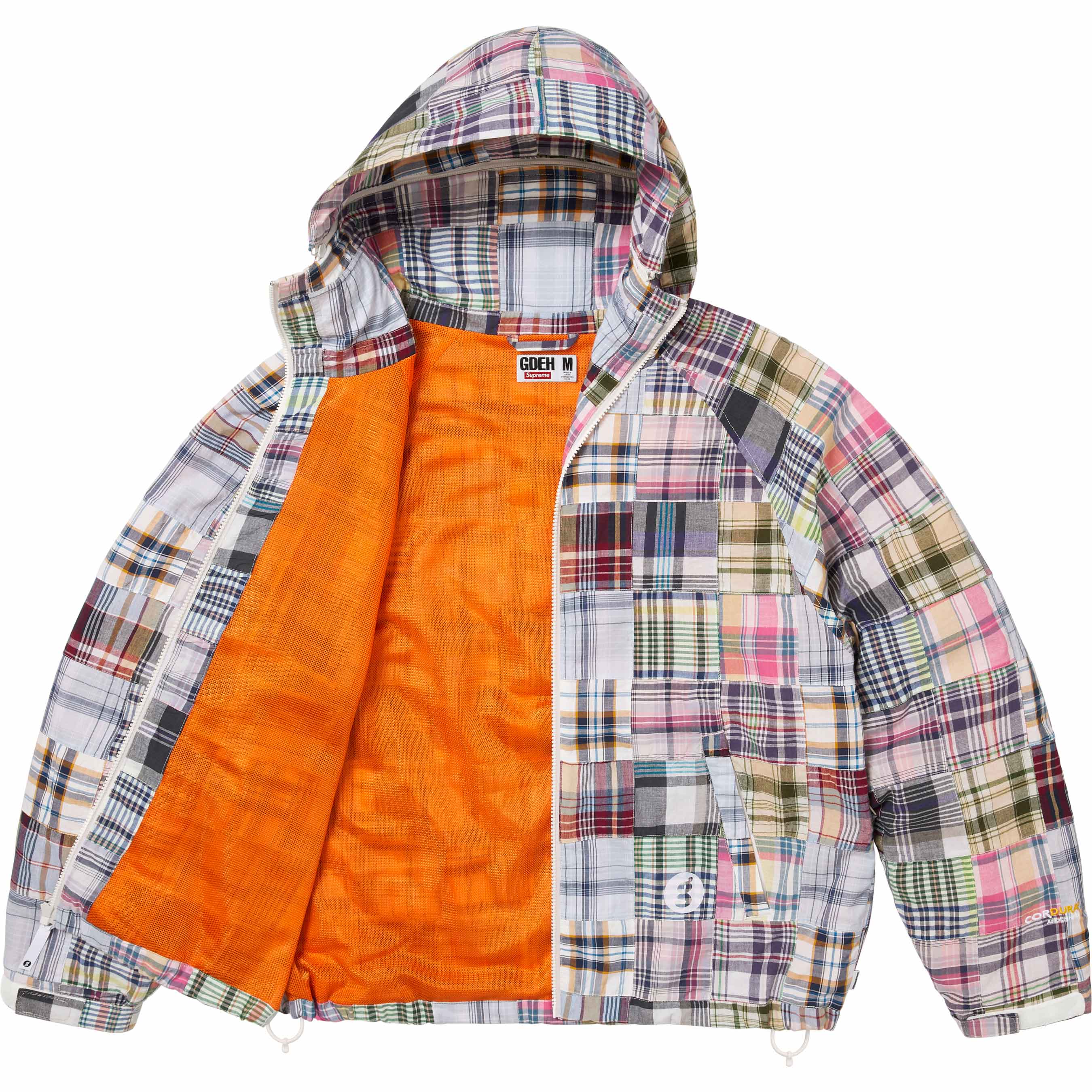 Supreme GOODENOUGH Patchwork Madras Hooded Jacket (SS25) - $368