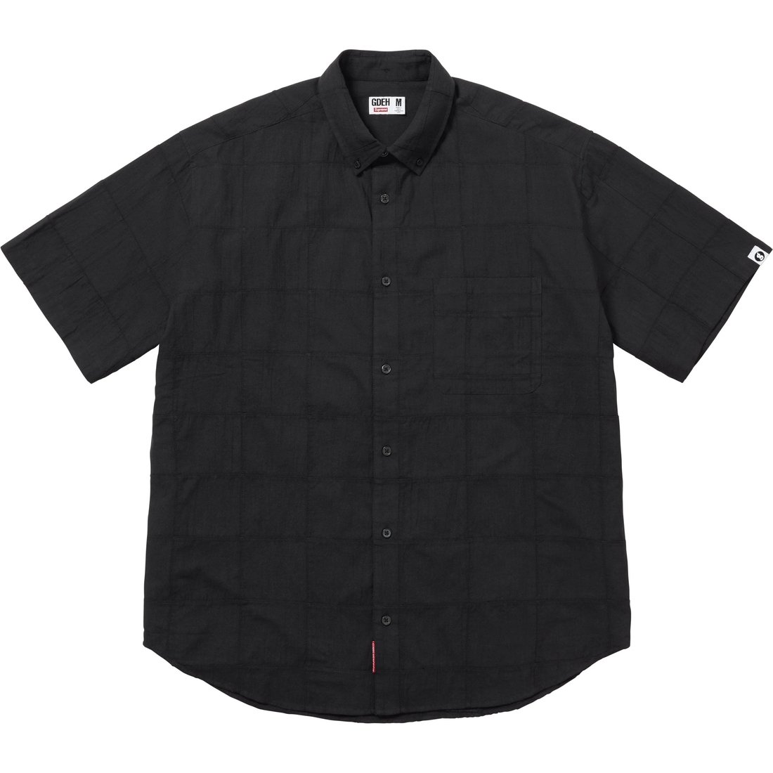 Supreme Supreme GOODENOUGH Patchwork Madras S S Shirt (SS25) - Black - $188