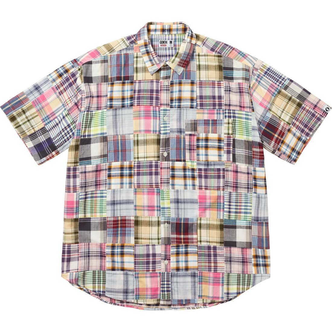 Supreme Supreme GOODENOUGH Patchwork Madras S S Shirt (SS25) - Multicolor - $188