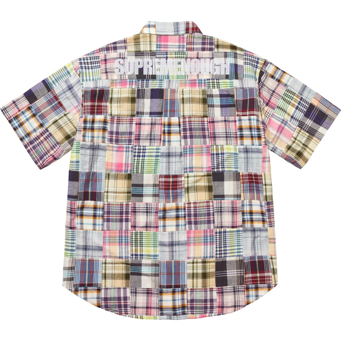 Supreme Supreme GOODENOUGH Patchwork Madras S S Shirt (SS25) - Multicolor - $188