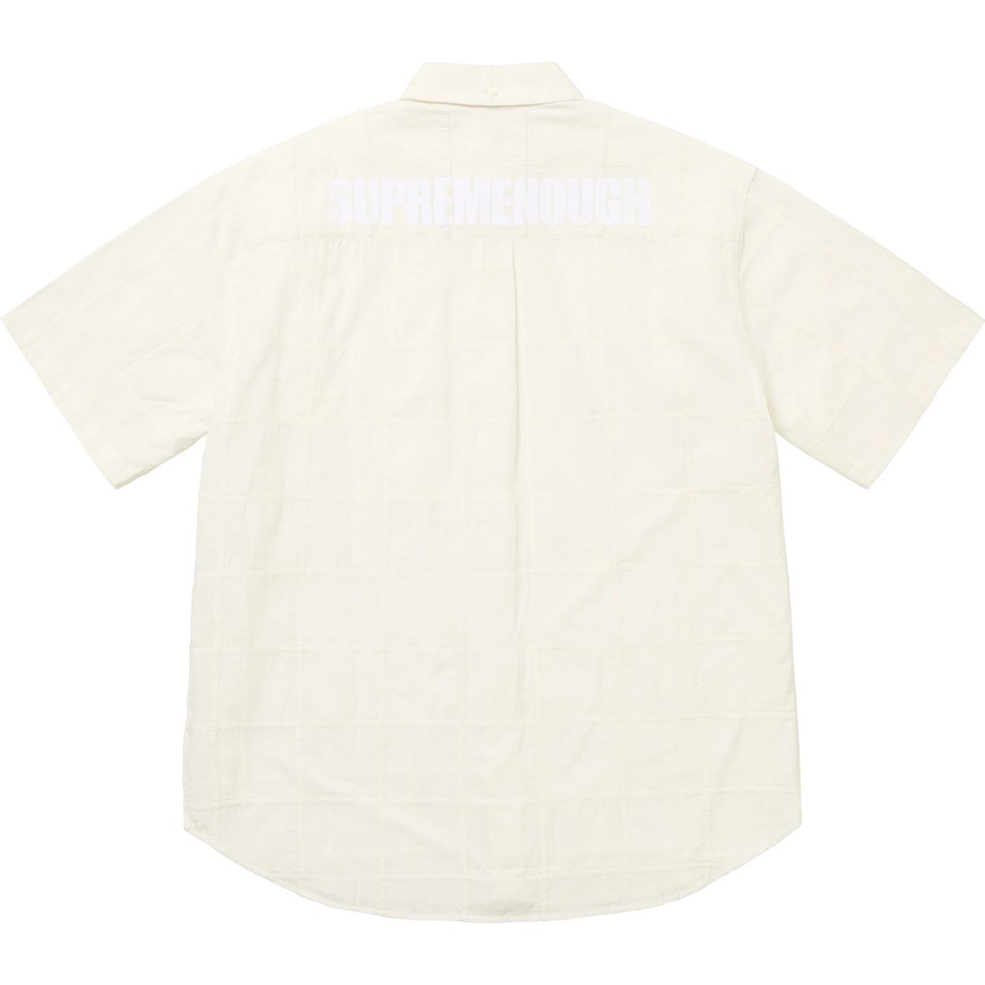 Supreme Supreme GOODENOUGH Patchwork Madras S S Shirt (SS25) - White - $188